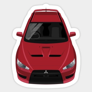 Lancer Evolution X Evo 10 2008-2016 - Red Sticker